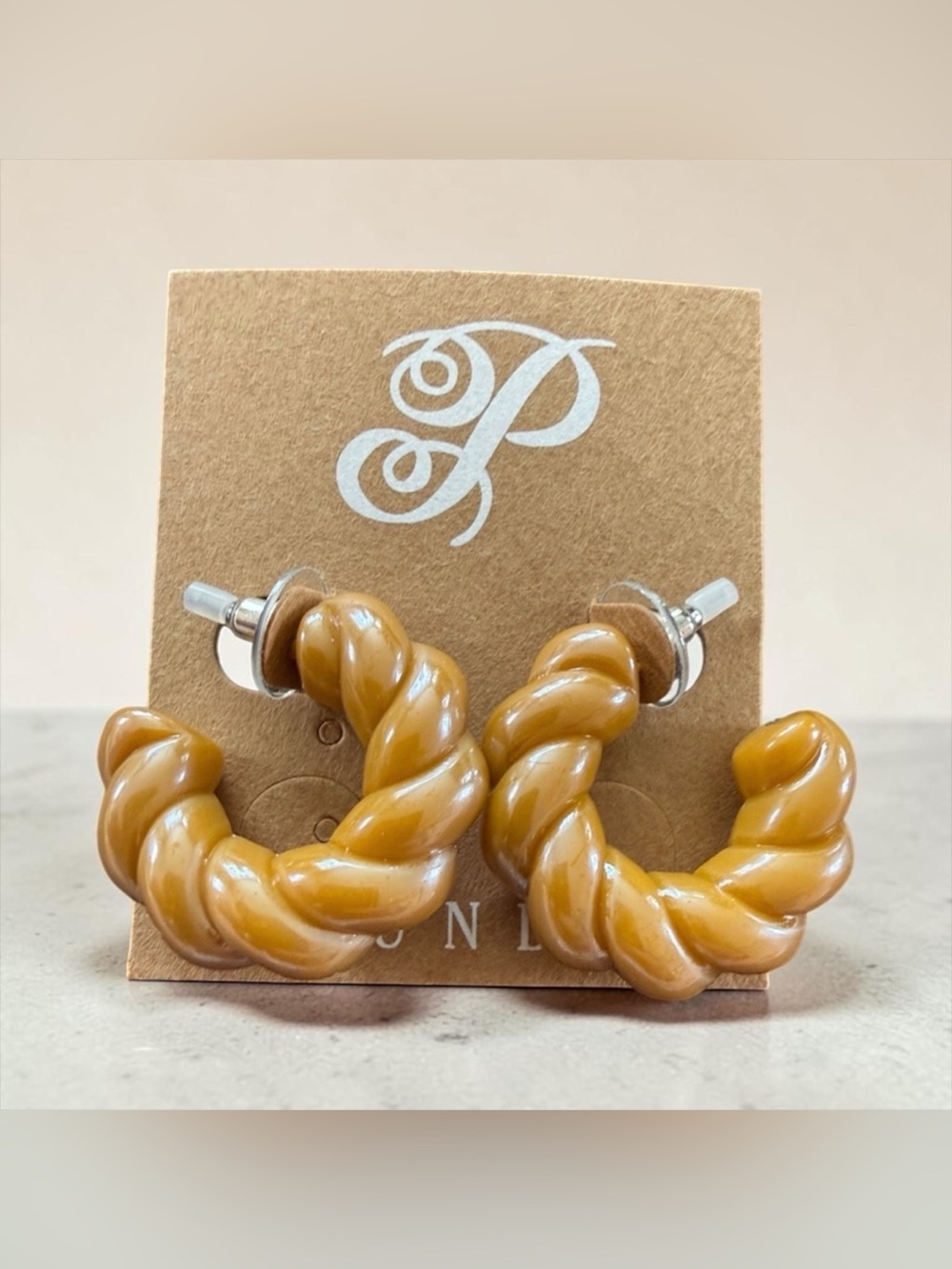 Plunder Twisted Hoop Earrings
